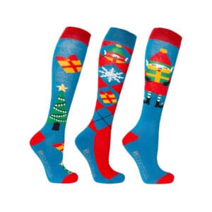 Hy Equestrian Jolly Elves Socks (Pack of 3)