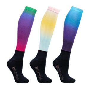 Hy Equestrian Ombre Socks (Pack of 3)