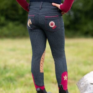 Riding Star Collection Denim Jodhpurs by Little Rider