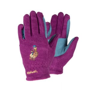 Hy Equestrian Thelwell Collection Pony Friends Fleece Riding Gloves