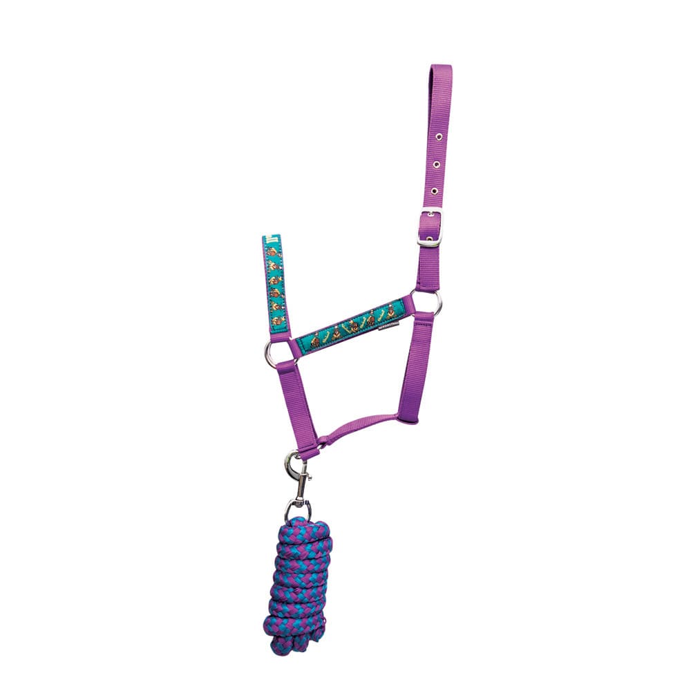 Hy Equestrian Thelwell Collection Pony Friends Head Collar & Lead Rope - Image 4