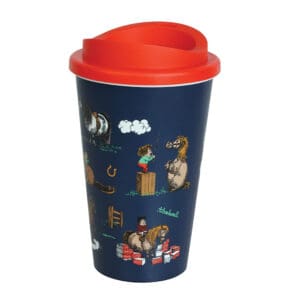 Hy Equestrian Thelwell Collection Practice Makes Perfect Take Away Cup