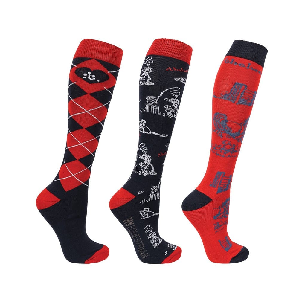 Hy Equestrian Thelwell Collection Practice Makes Perfect Socks