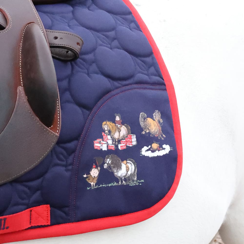 Hy Equestrian Thelwell Collection Practice Makes Perfect Saddle Pad - Image 3