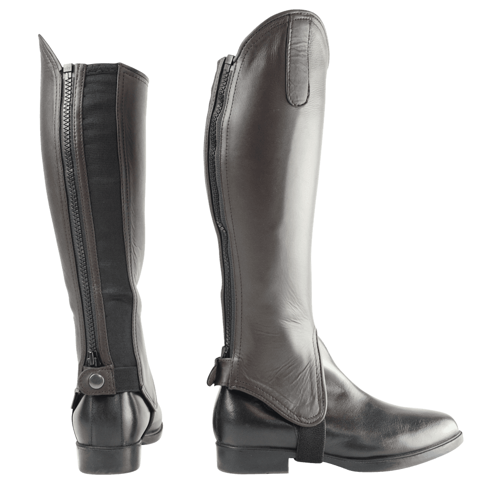 Hy Equestrian Leather Gaiters - Image 2